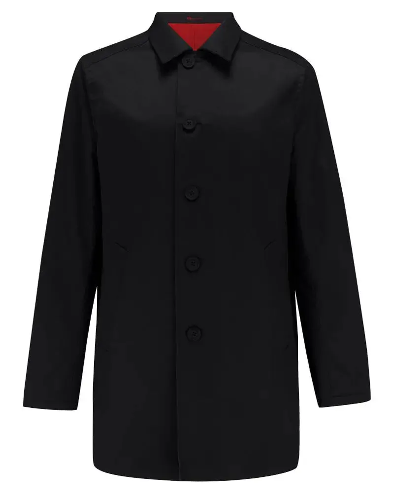 Montague Reversible Mac - Red / Black