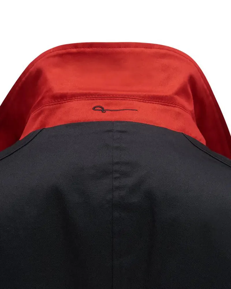 Montague Reversible Mac - Red / Black