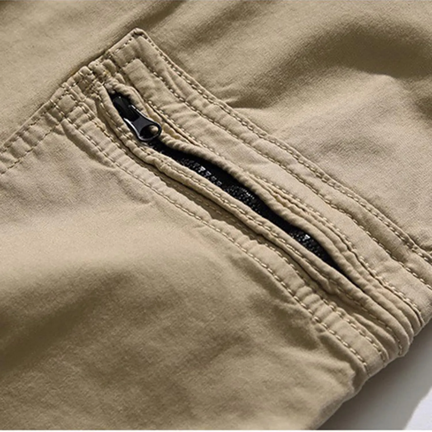 Muscularfit Mens Cotton Shorts with Pockets Summer Regular and Big & Tall Cargo Shorts Slim Fit Outdoor Sport Linen Shorts