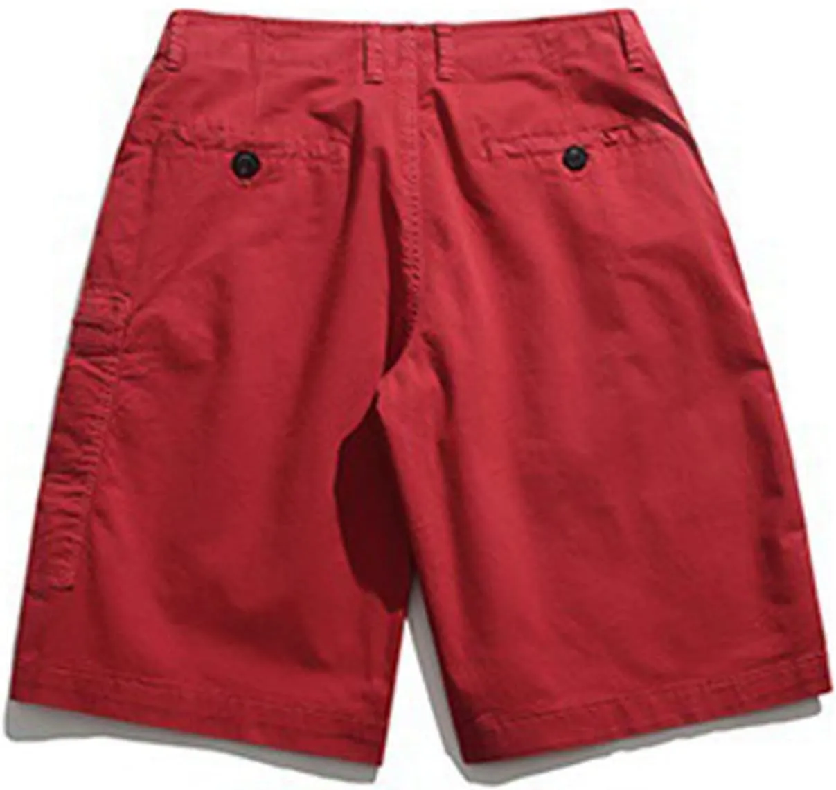 Muscularfit Mens Cotton Shorts with Pockets Summer Regular and Big & Tall Cargo Shorts Slim Fit Outdoor Sport Linen Shorts