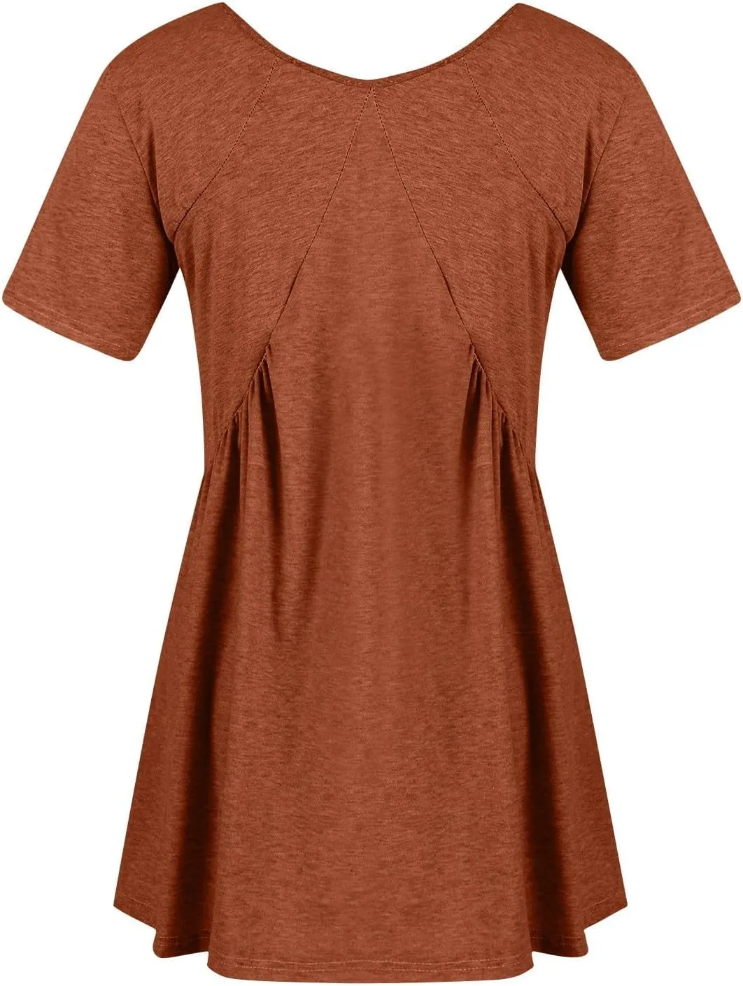 Plus Size Dress for Women Summer Loose V Neck Short Sleeve Mini Dresses Cute Lightweight Ruffle Hem Beach Sundress