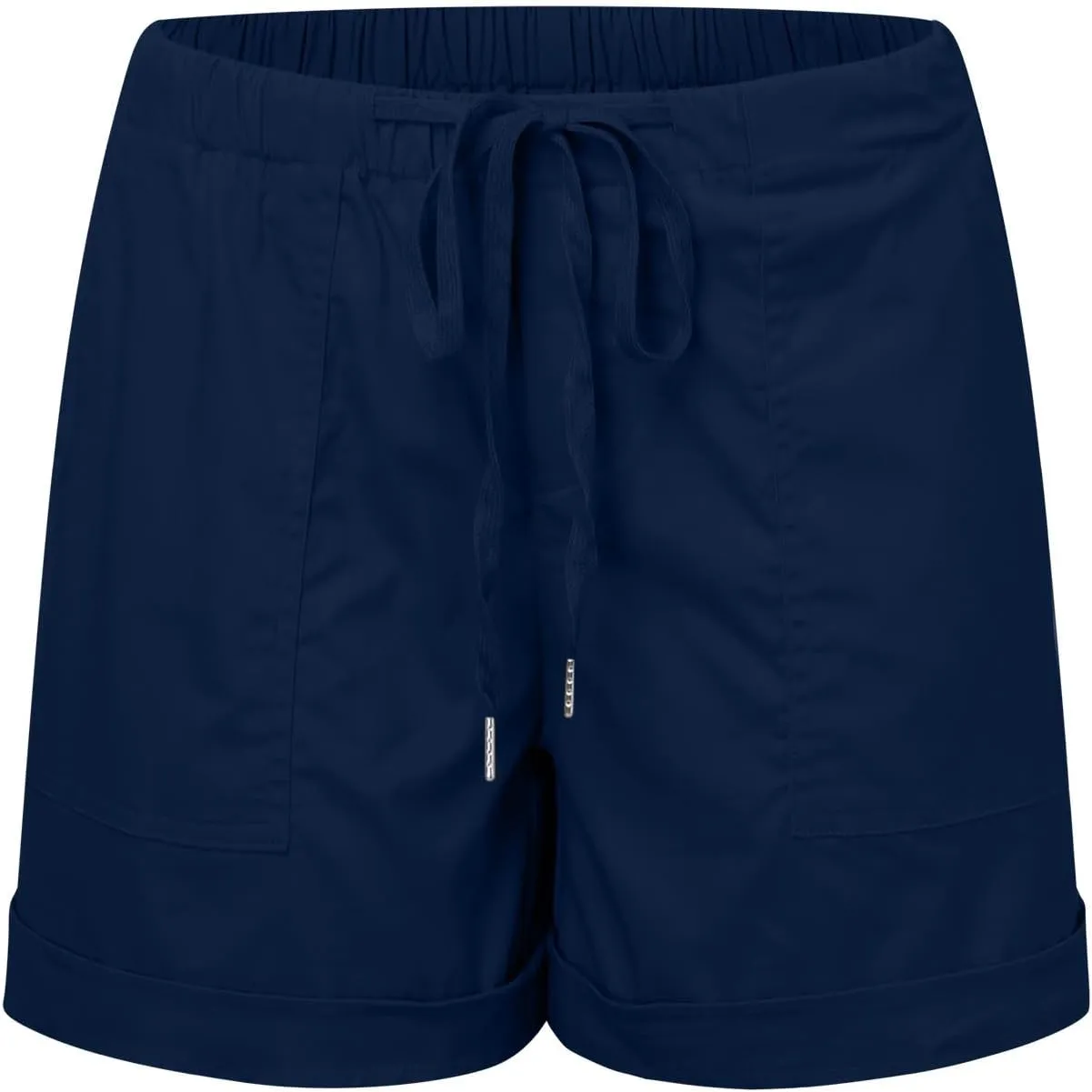 Plus Size Shorts for Women High Waisted Drawstring Cotton Lounge Shorts Pull On Short Casual Pants Summer Outfits