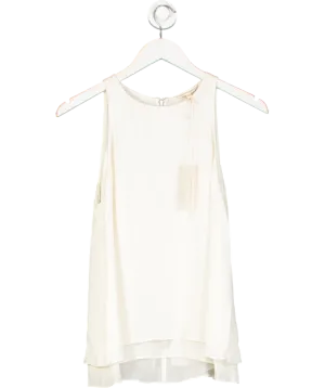 Rebecca Taylor Cream Double Layer Top UK M