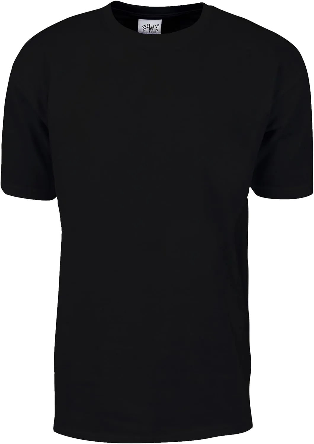 Shaka Wear Men's T Shirt  Max Heavyweight Cotton Short Sleeve Crew Neck Plain Tee Top Tshirts Regular Big Tall Size S-7XL
