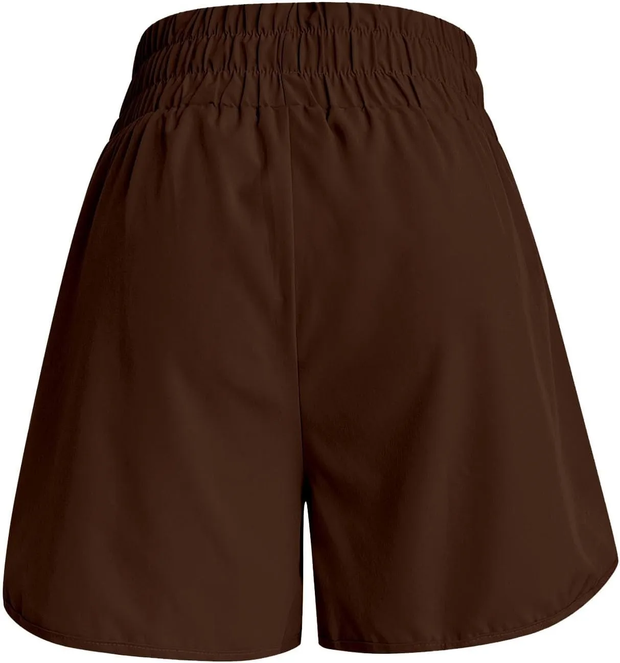 Shorts for Women Summer Casual Wide Leg Loose High Waist Elastic Dressy Beach Shorts 2025 Outfits Comfy Clothes