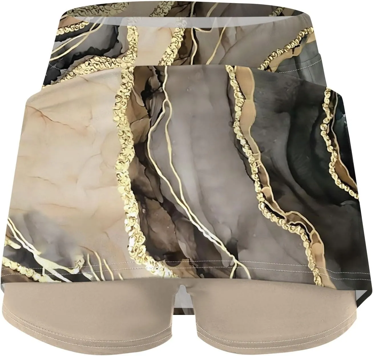 Skirts for Women Lightweight Joggers Athletic Workout Skorts Printed Sports Pants Tummy Control Athletic Shorts