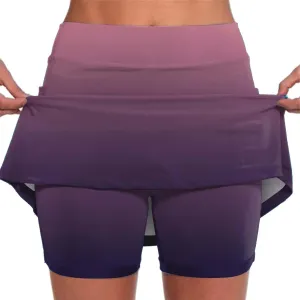 Skorts Skirts for Women Dressy High Waist Tummy Control Skirts Sports Workout Casual Loose Clothes with Pockets