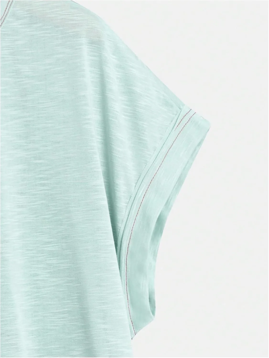 SOLY HUX 2024 Open Back Tops for Women Criss Cross Cut Out Tee Backless Casual Short Sleeve Round Neck T Shirt