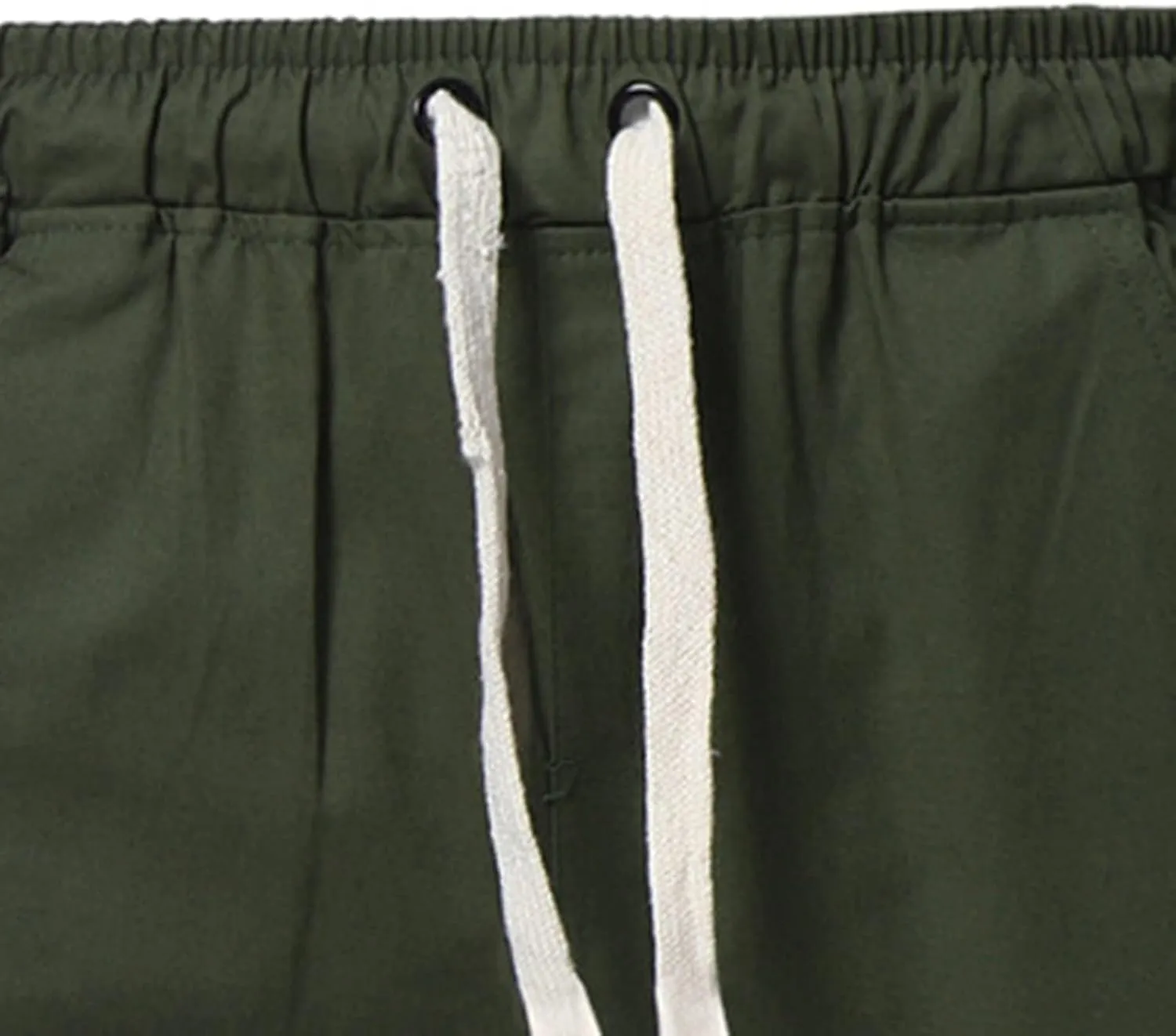 Summer Stripe Drawstring Hiking Fitness Cargo Shorts Tactical Training Golf Overalls Sweatpants Men Fishing Camping Shorts