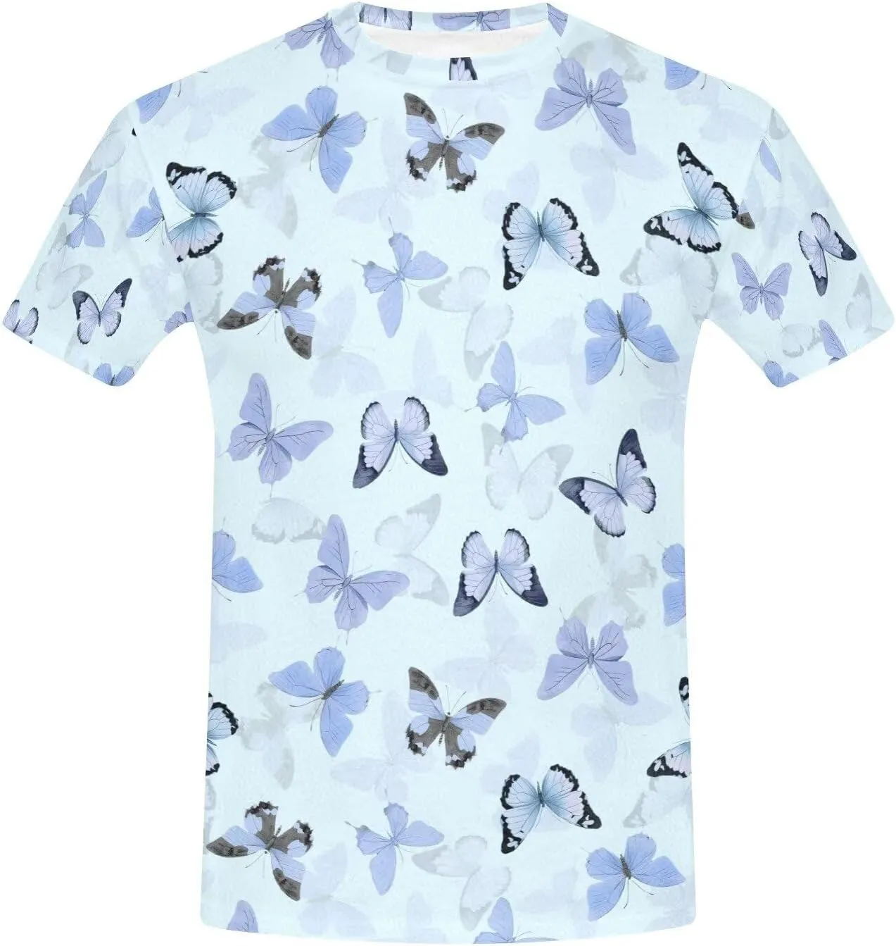 Summer T-Shirts for Men Crew Neck Short Sleeve Casual Soft Tee Shirt for Sports Basketball Athletic Size S-3XL