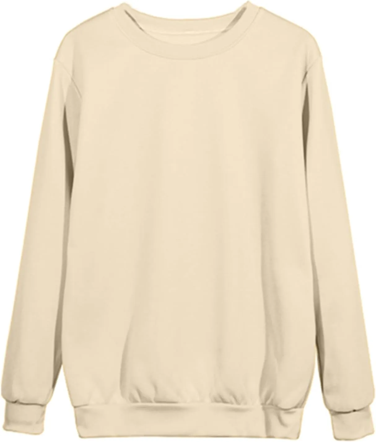 Sweatshirt for Women Fall Fashion Long Sleeve Pullover Crewneck Shirt Tops Teen Girl Casual Oversized Workout Sweater