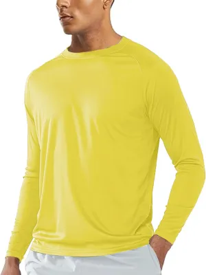 SWEET POISON Men's UPF 50  Sun Shirts Long Sleeve UV Protection Lightweight Dry Fit T-Shirt for Athletic Outdoor Tee