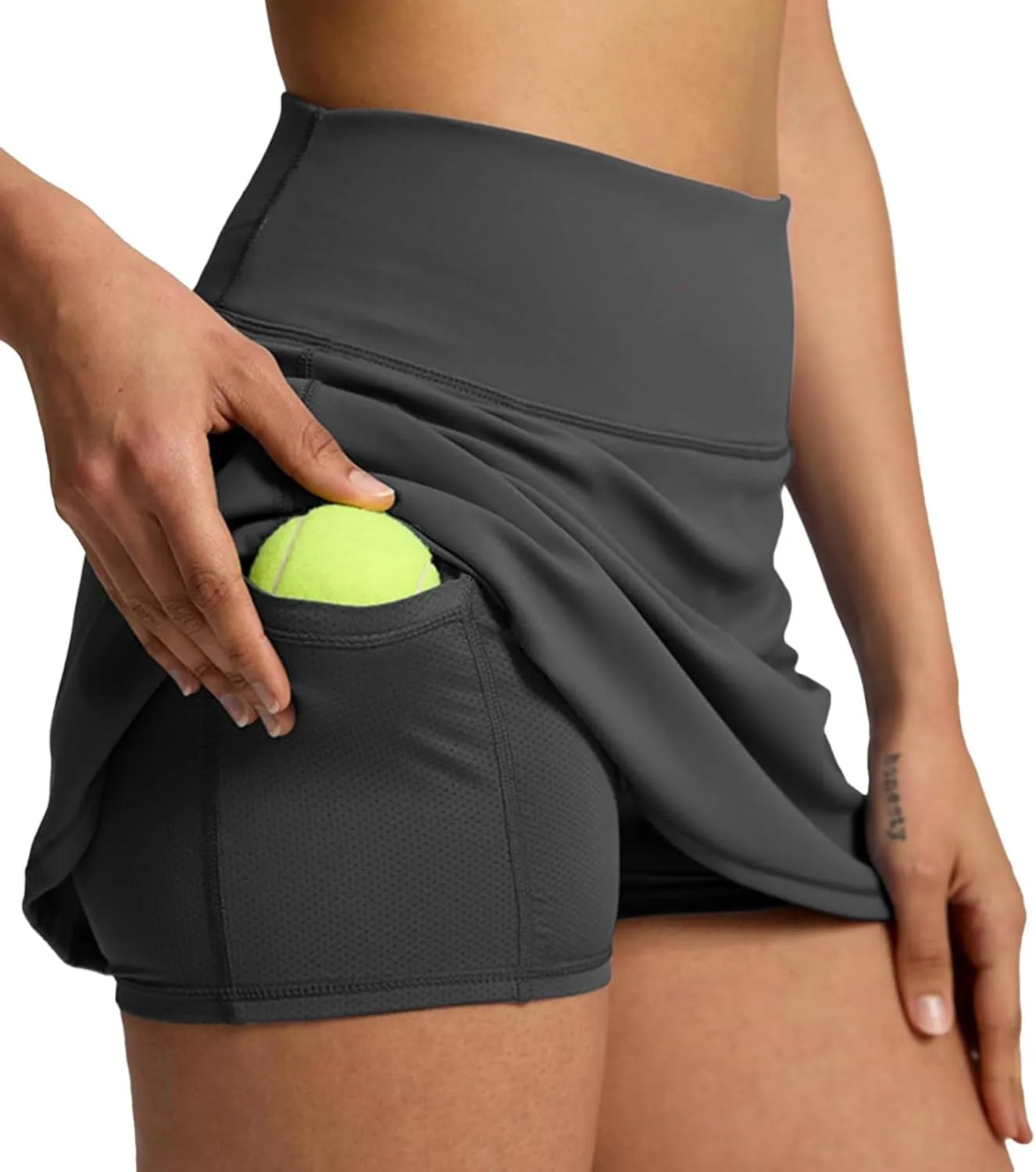 Tennis Skirts for Women with Shorts High Waisted Athletic Golf Skorts with Pockets Summer Flowy Lightweight Outfits