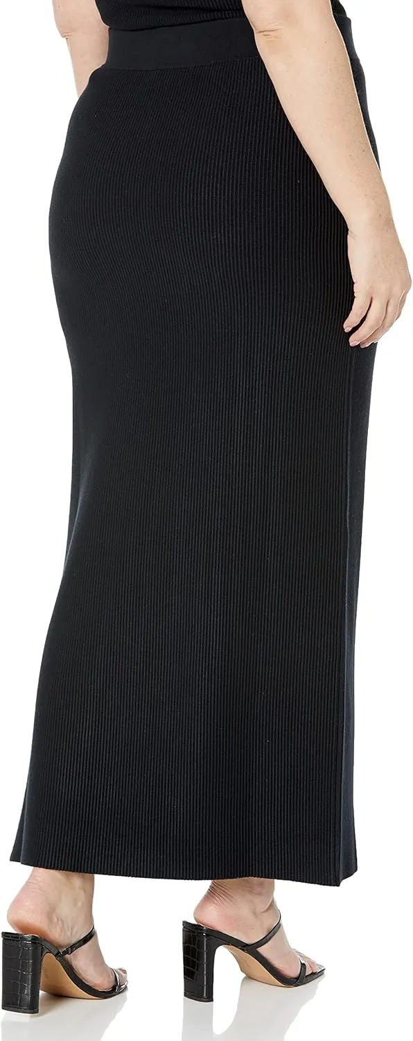 The Drop Women's Tyler Ribbed Sweater Skirt
