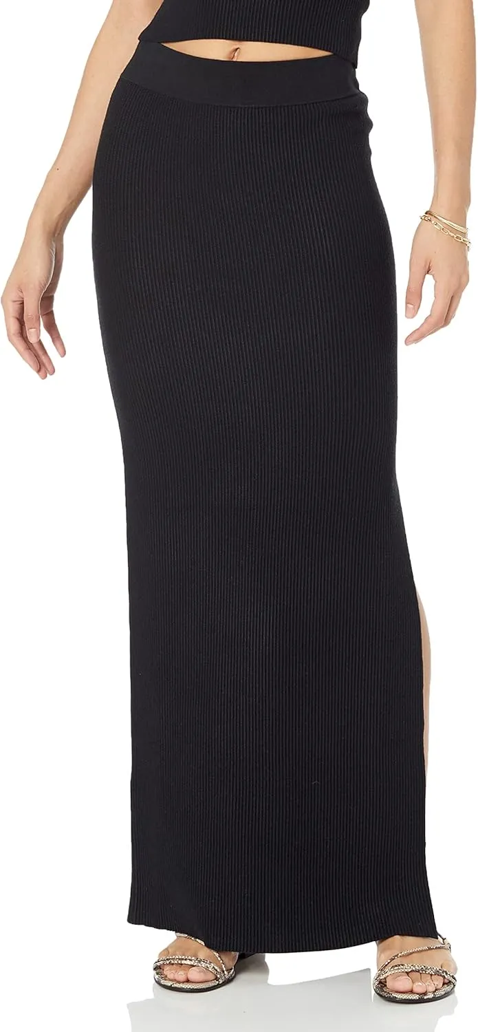 The Drop Women's Tyler Ribbed Sweater Skirt