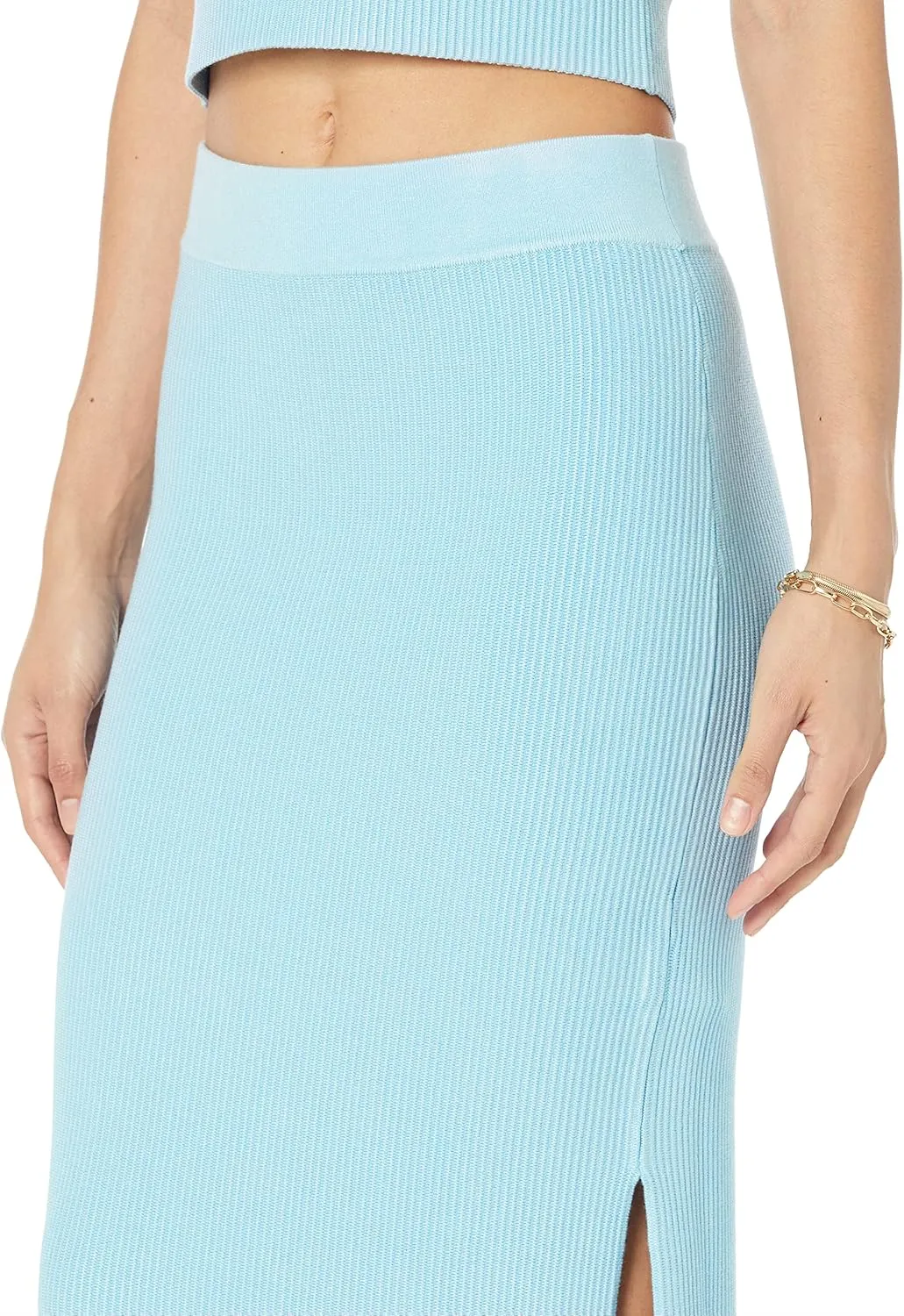 The Drop Women's Tyler Ribbed Sweater Skirt