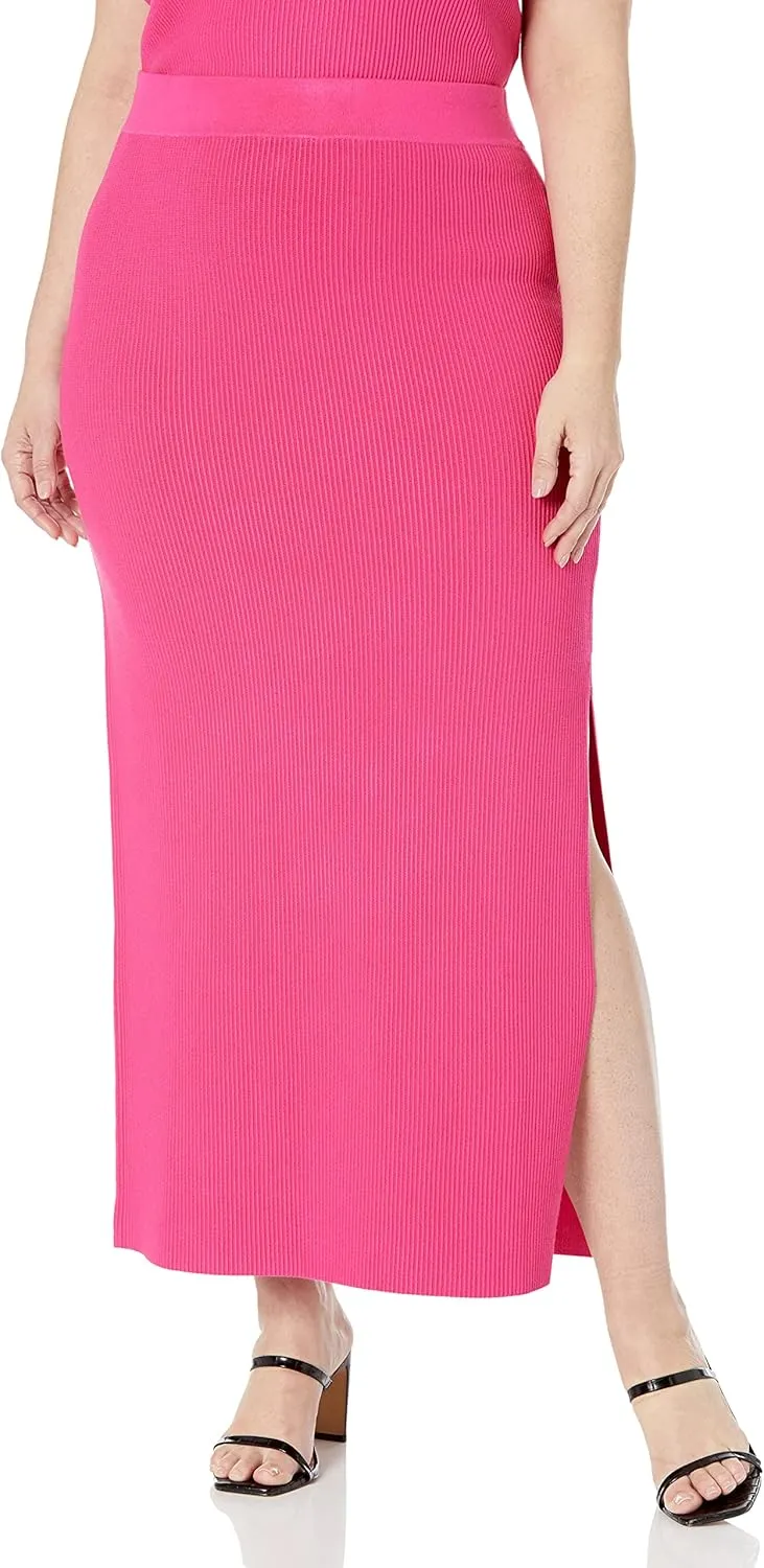 The Drop Women's Tyler Ribbed Sweater Skirt