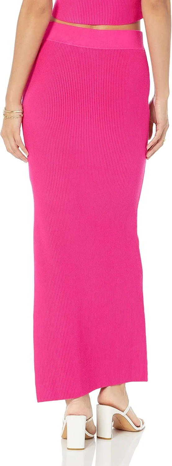 The Drop Women's Tyler Ribbed Sweater Skirt