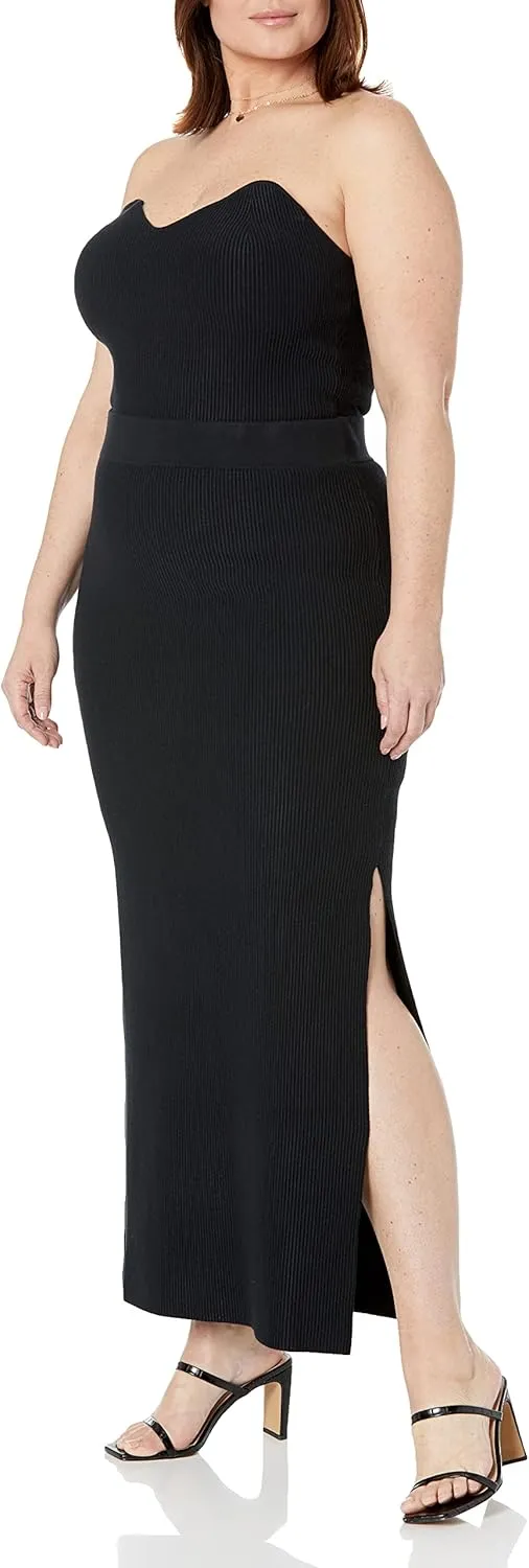 The Drop Women's Tyler Ribbed Sweater Skirt