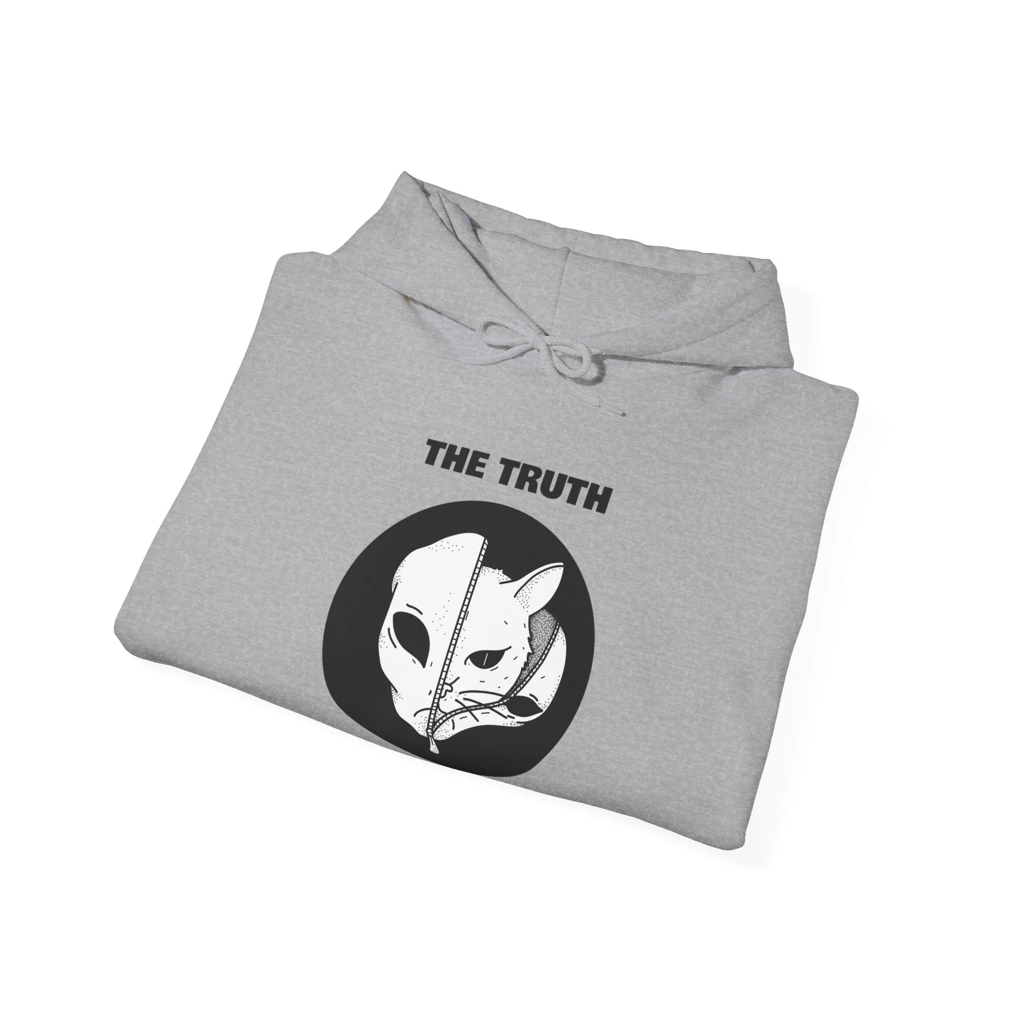 The Truth Is Out There Alien And Cat Sci-Fi Hoodie