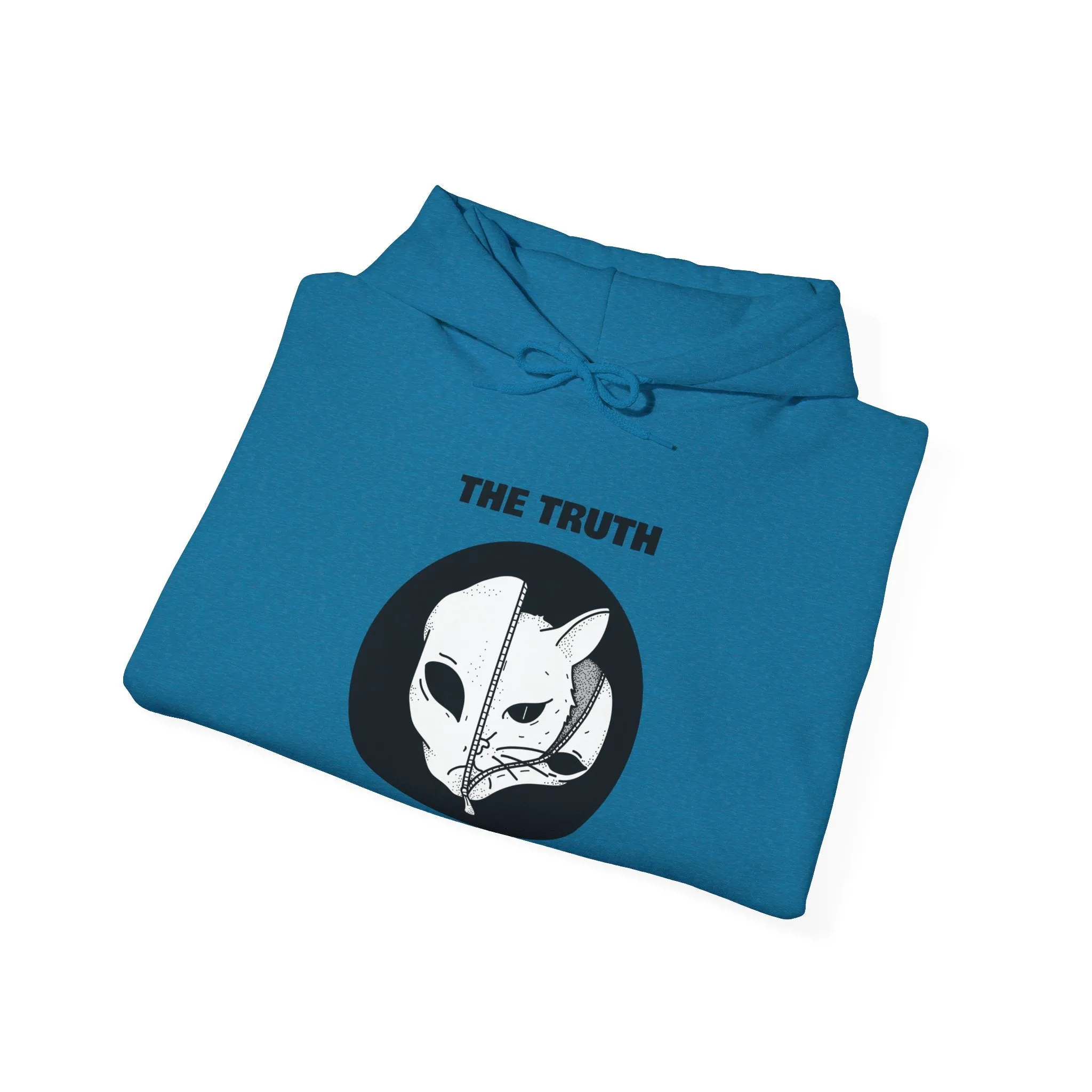 The Truth Is Out There Alien And Cat Sci-Fi Hoodie