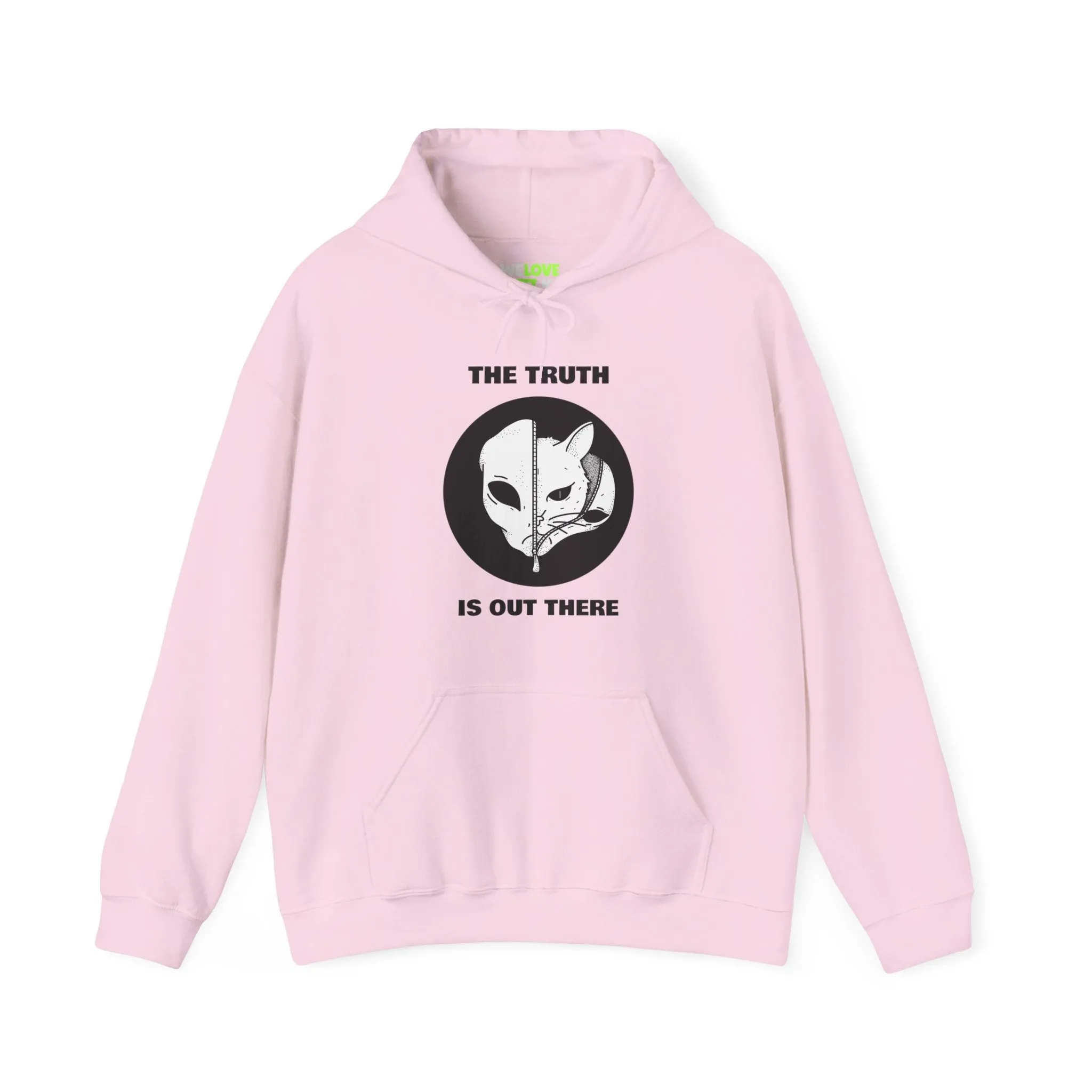 The Truth Is Out There Alien And Cat Sci-Fi Hoodie