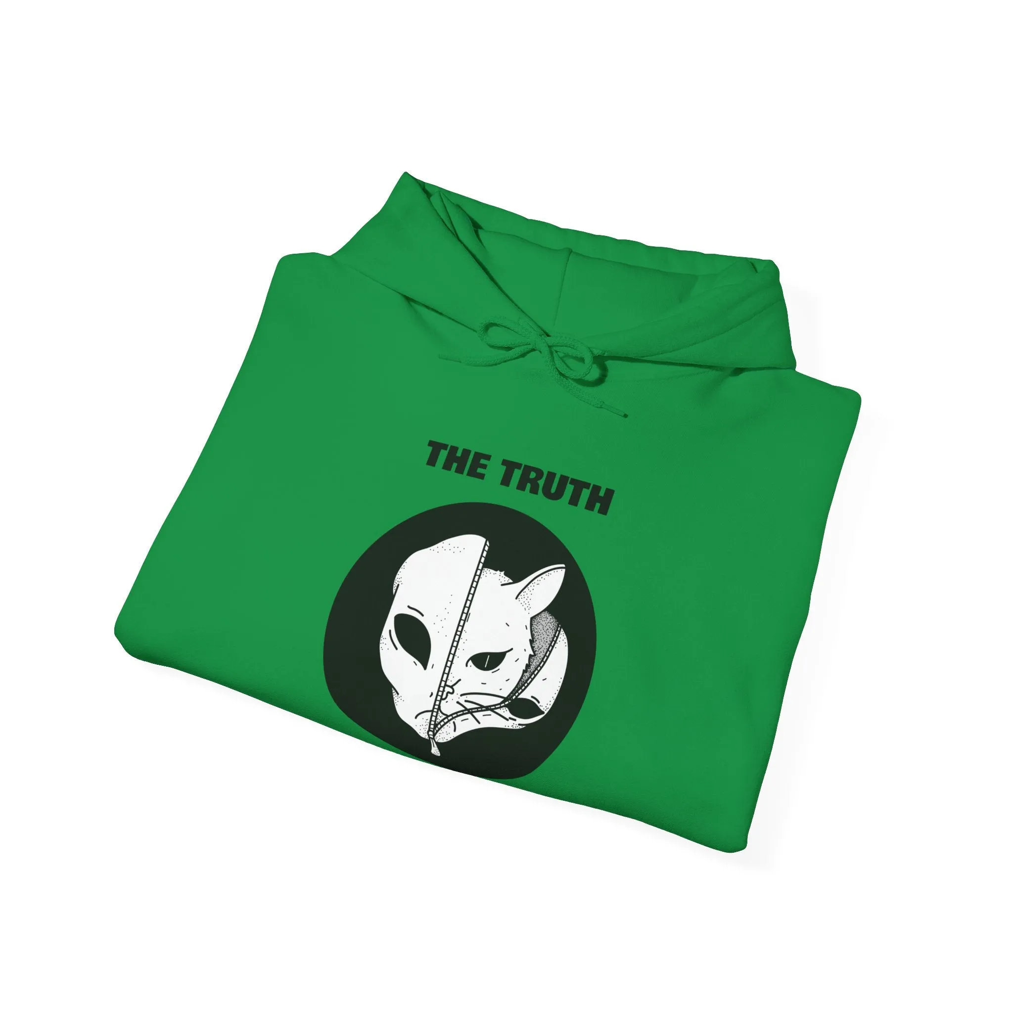 The Truth Is Out There Alien And Cat Sci-Fi Hoodie