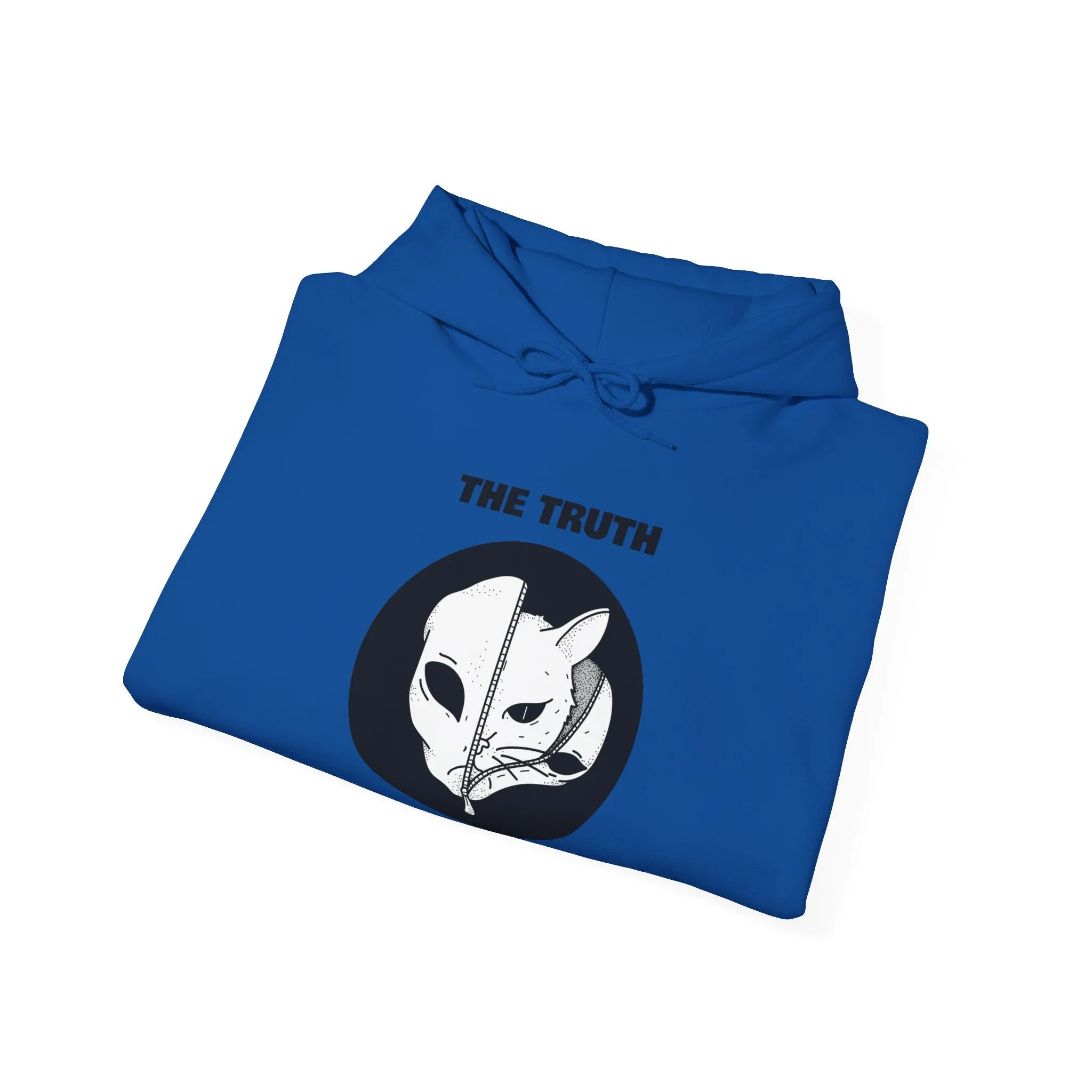 The Truth Is Out There Alien And Cat Sci-Fi Hoodie