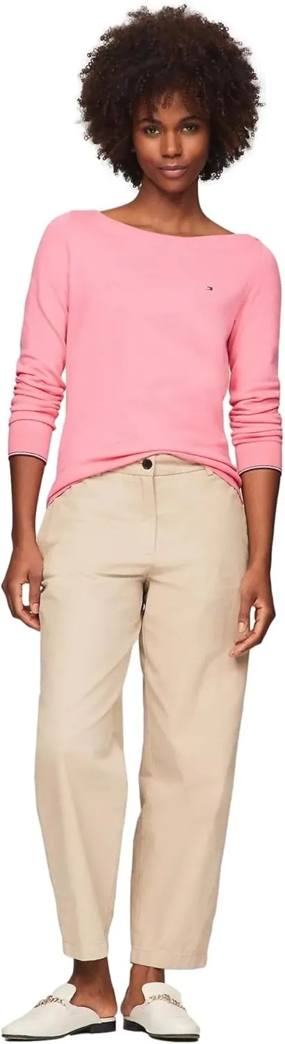 Tommy Hilfiger Cable Boatneck Everyday Sweater Women's