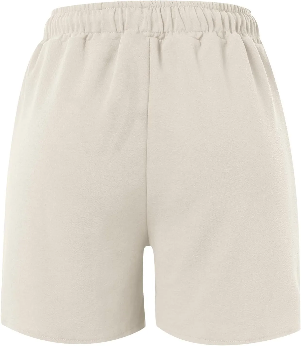 Women 2024 Casual Shorts Loose Drawstring Comfy Elastic High Waist Shorts Summer Pull On Short Pants with Pockets