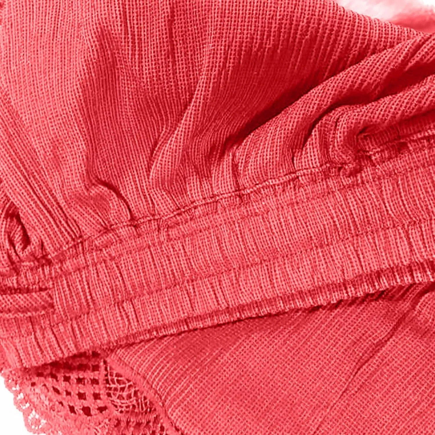 Womens Cotton Linen Soft Lightweight Shorts Drawstring Waist Lace Trim Casual Summer Shorts for Everyday Wear Pants