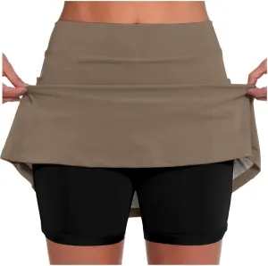 Women's Golf Skirts Skort High Waisted Stretchy Tennis Skirt Short Athletic Casual Tennis Skirt Workout Running