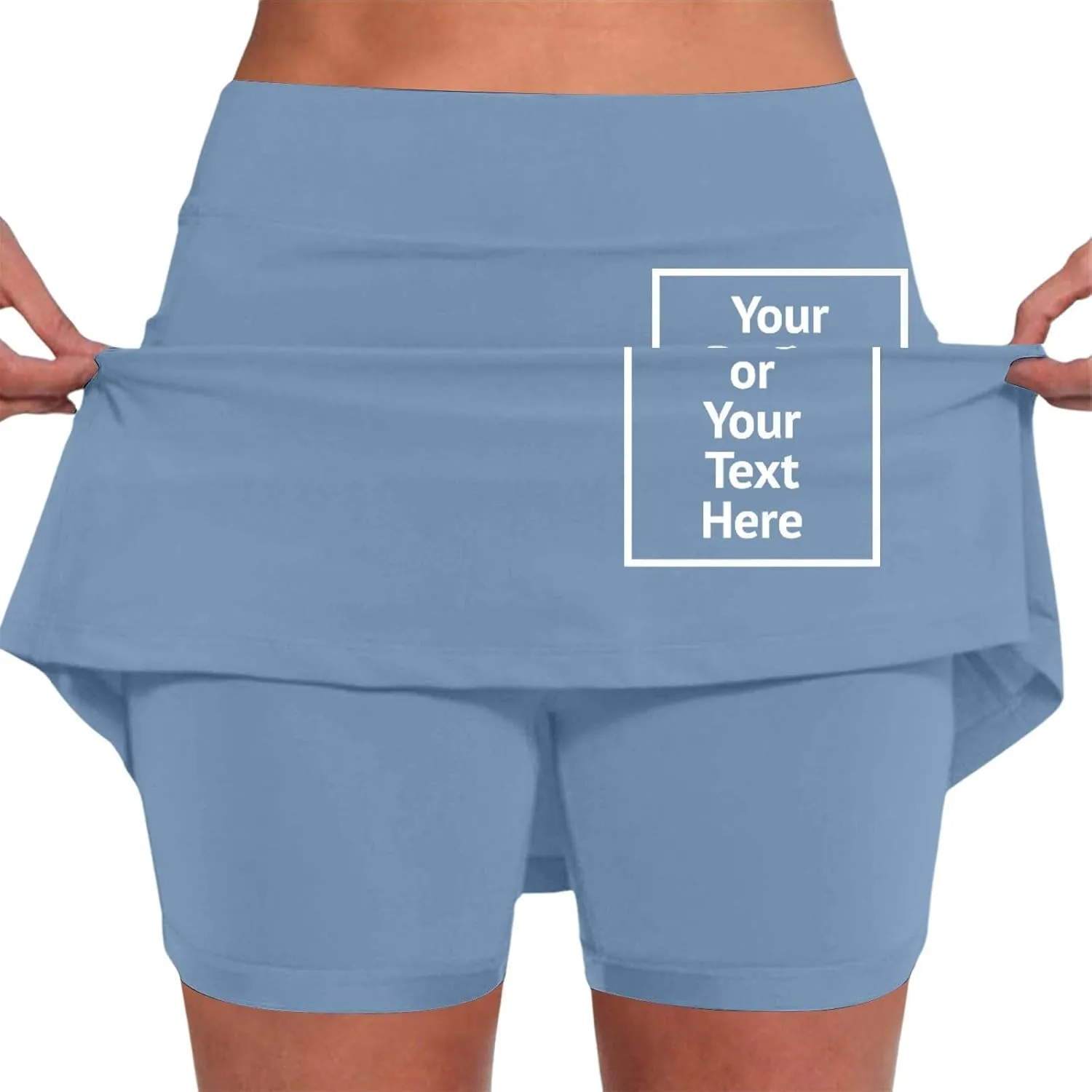 Women's High Waisted Athletic Skorts Tummy Control with Pockets Tennis Skirts Workout Casual Breathable Outdoor Short