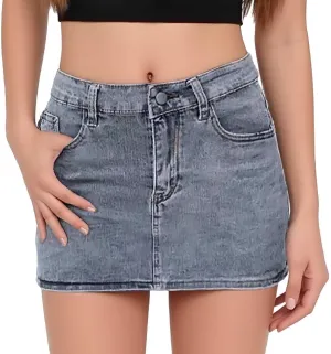 Womens Jean Shorts - Stretch High Waisted Trendy Denim Shorts Casual Summer Clothes 2025