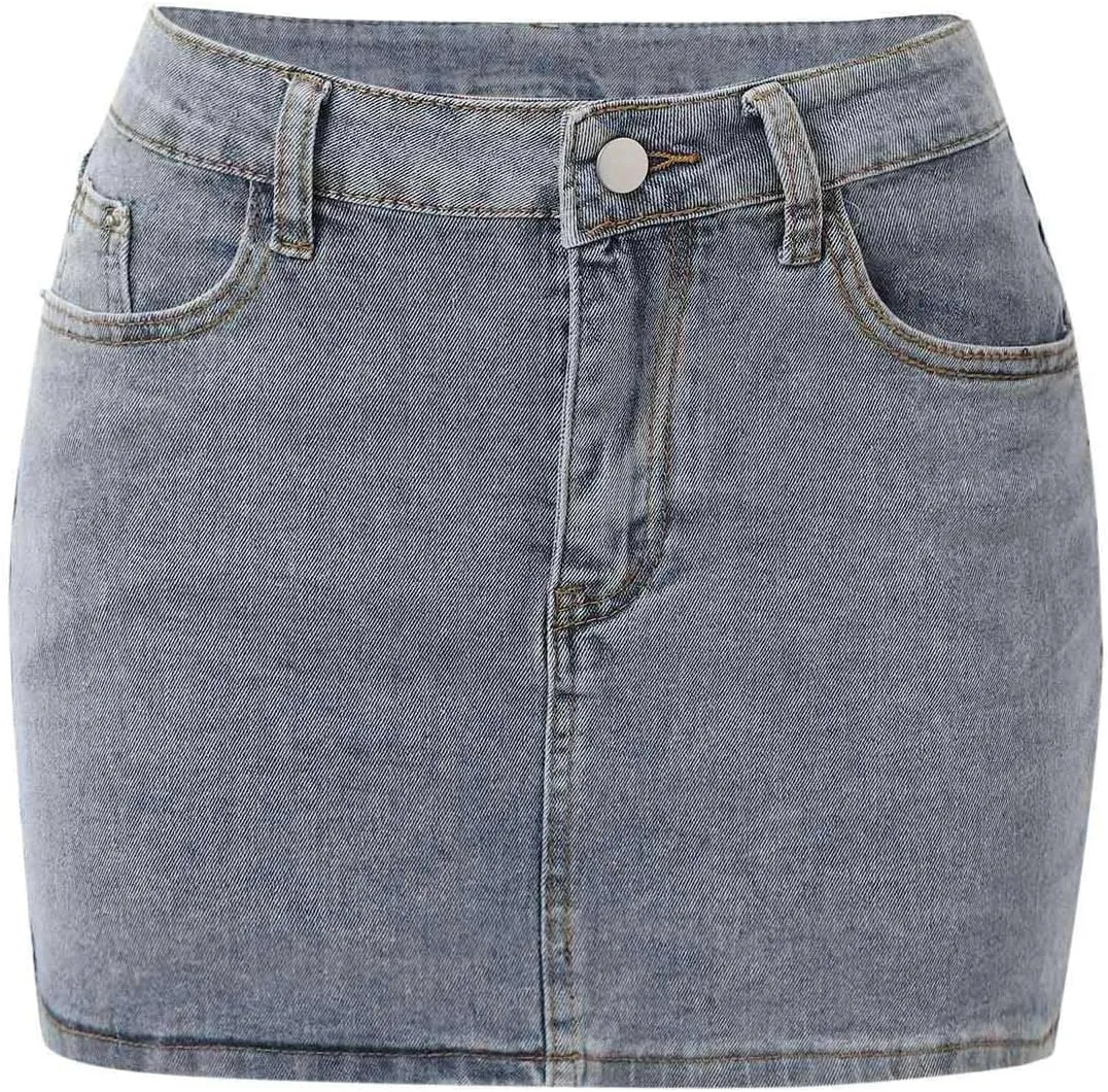Womens Jean Shorts - Stretch High Waisted Trendy Denim Shorts Casual Summer Clothes 2025