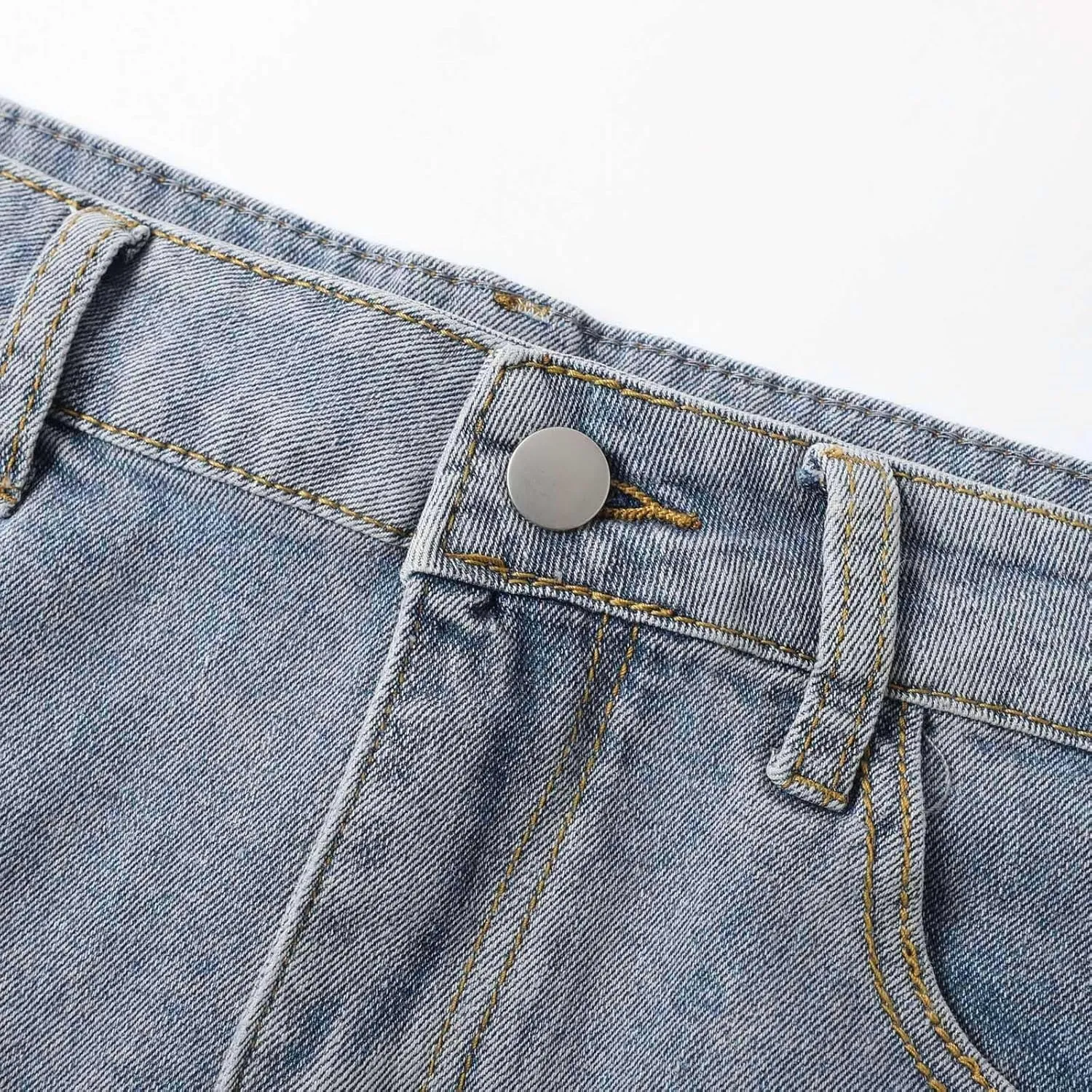 Womens Jean Shorts - Stretch High Waisted Trendy Denim Shorts Casual Summer Clothes 2025