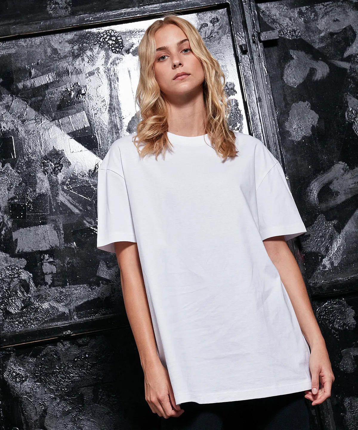 Womens oversized boyfriend tee | Soft Lilac