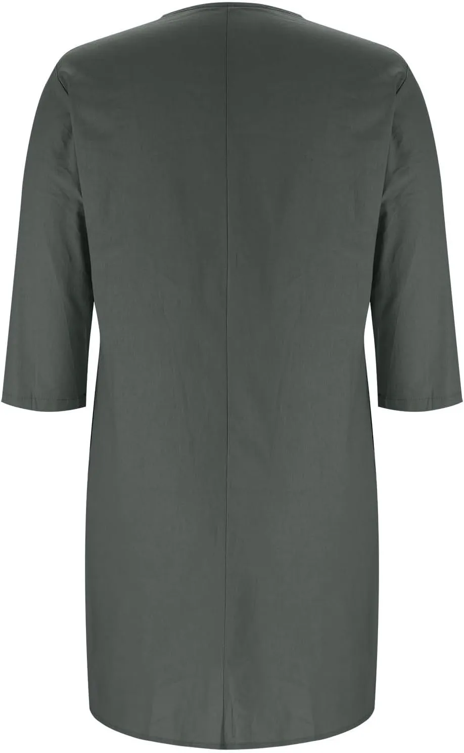 Womens Plus Size Linen Midi Dresses Summer Spring Long Sleeve Casual Button Elegant Formal Knee Length Dress