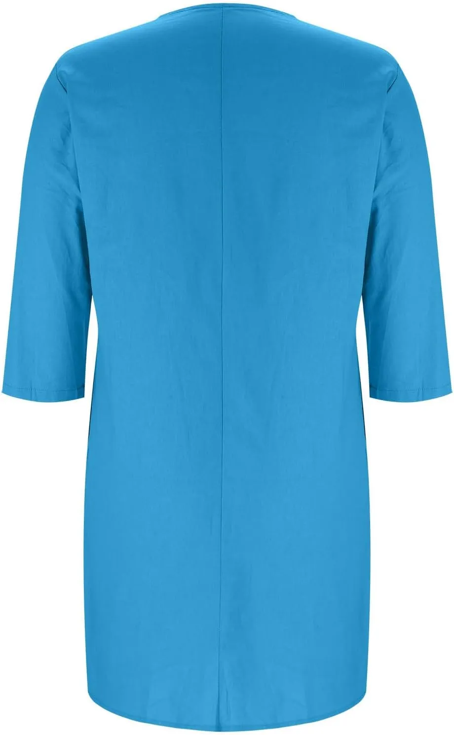 Womens Plus Size Linen Midi Dresses Summer Spring Long Sleeve Casual Button Elegant Formal Knee Length Dress