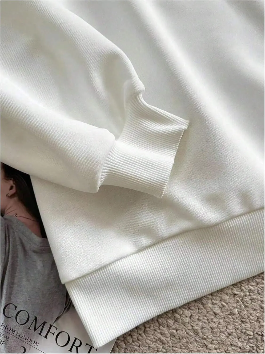 Women's Y2K Jersey Sweatshirt Number Print Off Shoulder Sweatshirt Long Sleeve Asymmetrical Shoulder Loose T Shirt