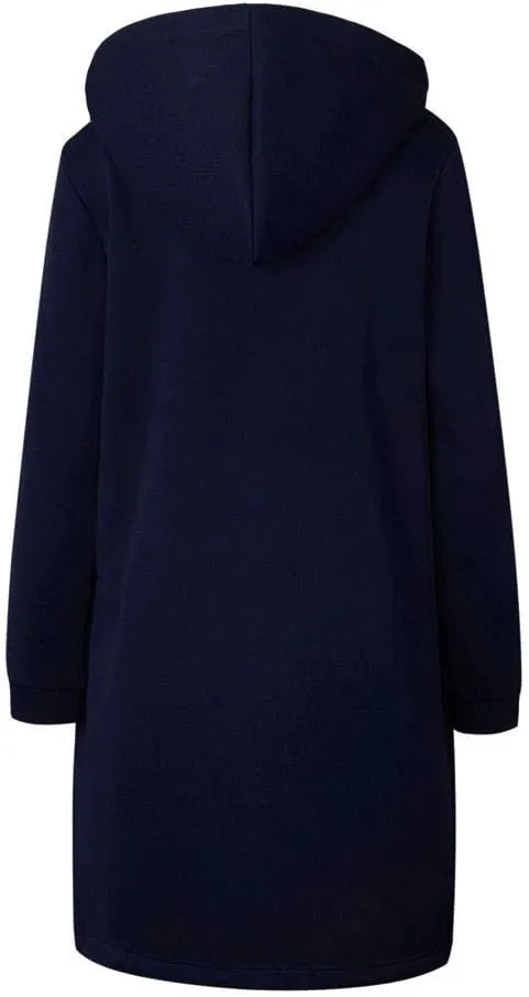 Women's Zip Up Hoodies Oversized Fleece Open Front Hooded Long Sweatshirts Casual Long Sleeve 2024 Fall Jacket Coat