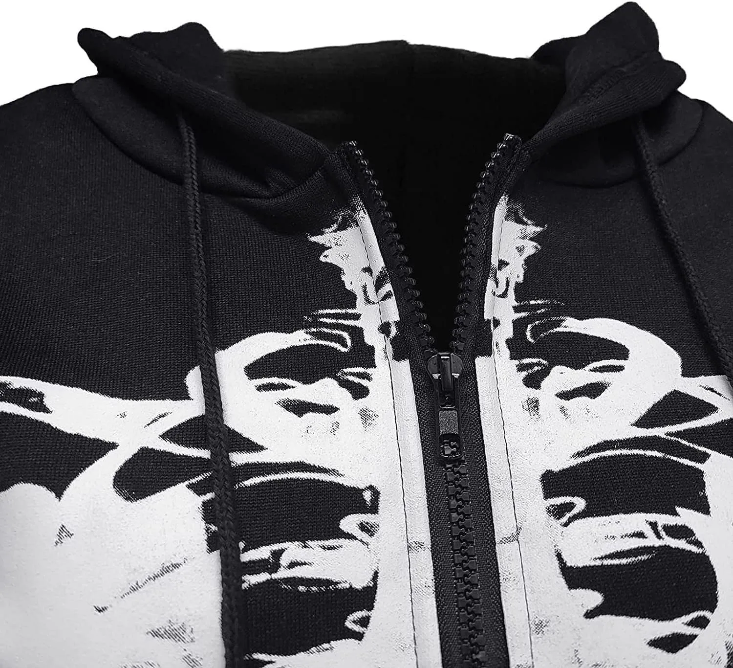 Y2K Hoodies for Women Full Zip Up Print Graphic Oversized Pockets Hooded Jacket 90s Long Sleeve Sweatshirt Coat Streetwear