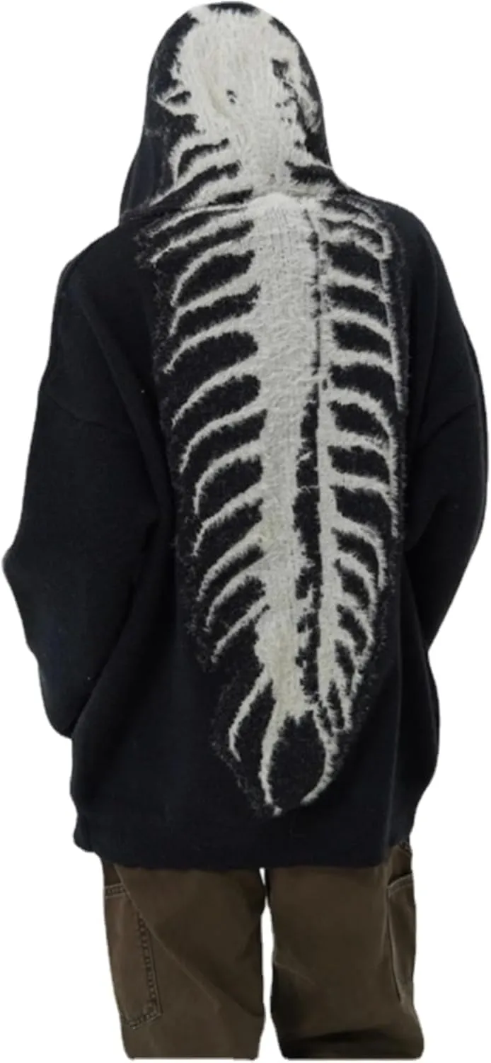 Y2K Unisex Sweater - Hoodies for Men - Goth Hoodies for Women - Aesthetic Clothes Oversized Graphic Sweater