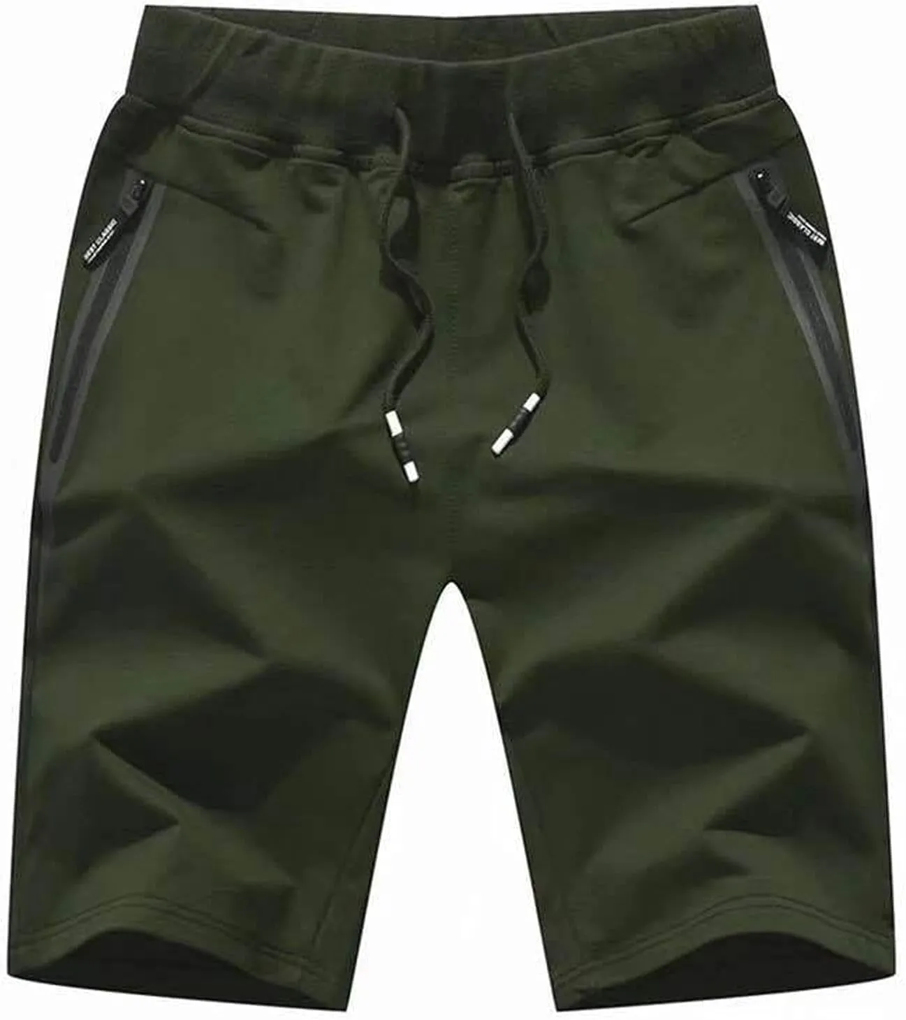 Ymosrh Men's Shorts Casual Quick Dry Lightweight Athletic Training Running Gym Workout Shorts with Zipper Pockets