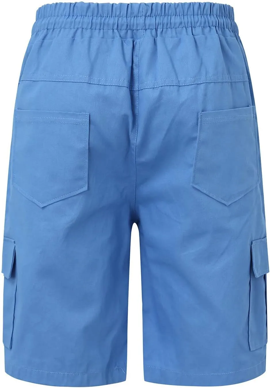 Ymosrh Men's Shorts Summer Casual Outdoors Patchwork Pockets Overalls Sport Tooling Shorts Pants for Men, S-5XL