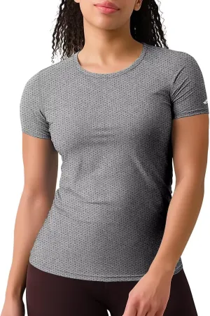 Zengjo Womens Athletic Tops Short Sleeve Slim Fitted Quick Dry Moisture Wicking Workout T-Shirt for Gym Running Yoga