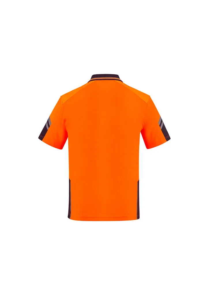 ZH465 - Syzmik - Mens Reinforced Hi Vis Squad S/S Polo
