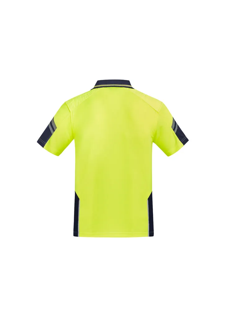 ZH465 - Syzmik - Mens Reinforced Hi Vis Squad S/S Polo