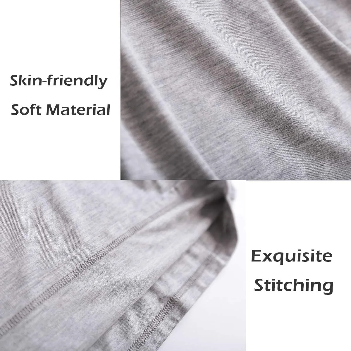 Zylioo Womens Modal Padded Built-in-Bra Tanks Tops Crew Neck Wireless Bra Camisole Casual Slim-Fit Shirts Tee Plus Size