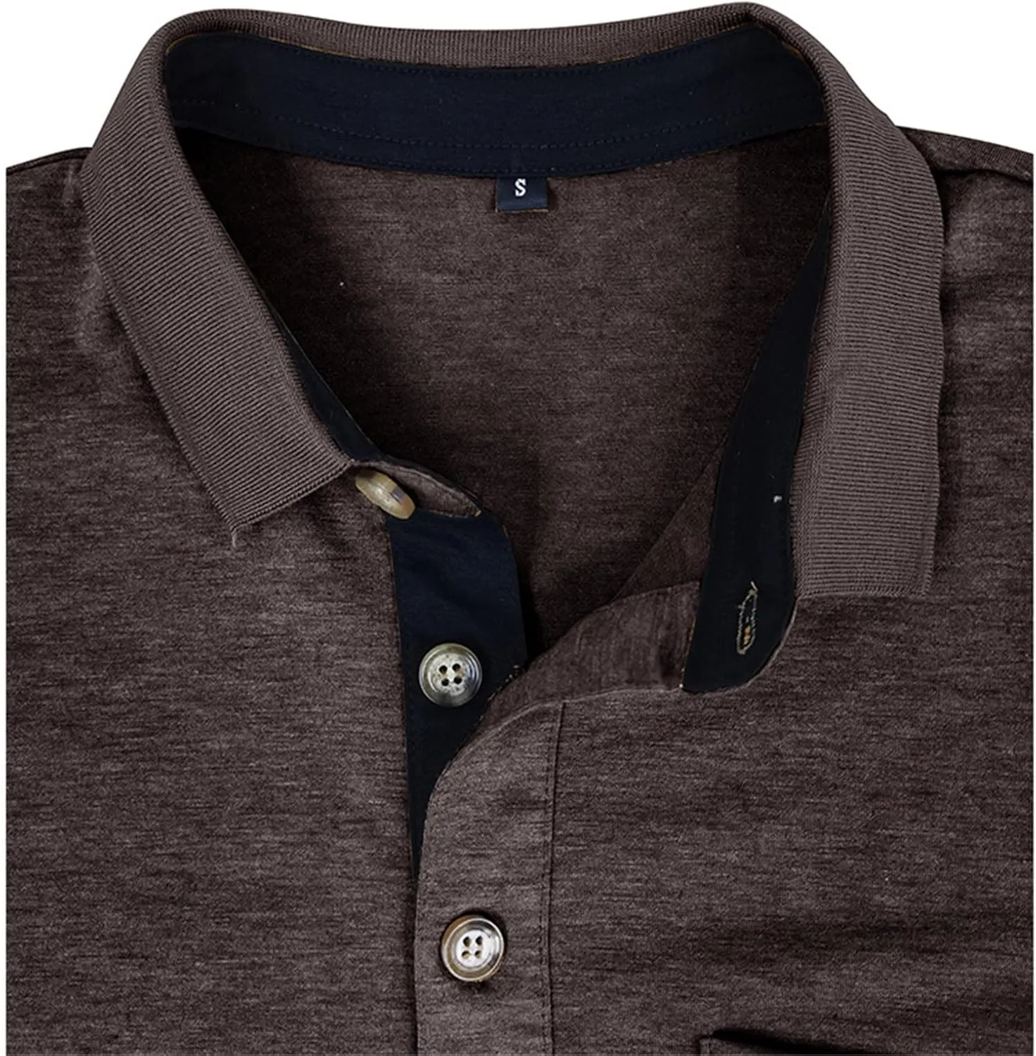 ZYXTIM Men's Short Sleeve Henley Tee Fashion Button Business Work Golf Polo Shirts Summer Soild Slim Ribbed T-Shirts Big&Tall